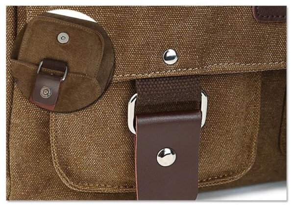 BOLSA CARTEIRO DE LONA CLÁSSICA - Image 14