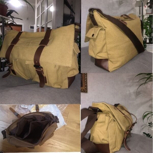BOLSA CARTEIRO GRANDE EM LONA - Image 17