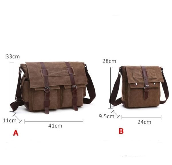 BOLSA CARTEIRO GRANDE EM LONA - Image 16