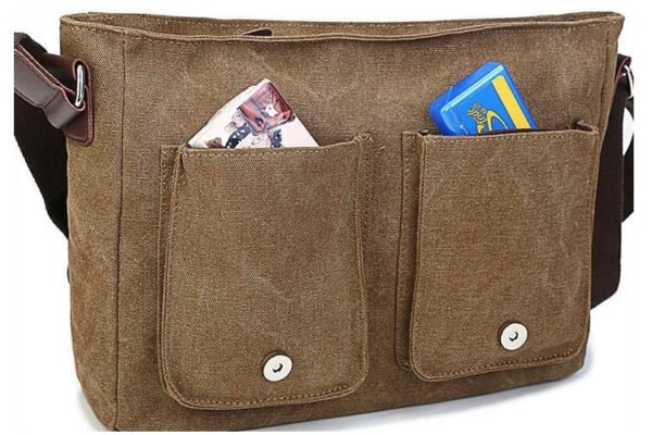BOLSA CARTEIRO DE LONA CLÁSSICA - Image 7