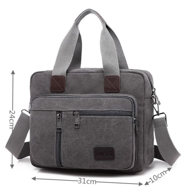 BOLSA DE LADO MASCULINA CARTEIRO LONA - Image 12