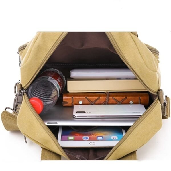 BOLSA DE LADO MASCULINA CARTEIRO LONA - Image 16
