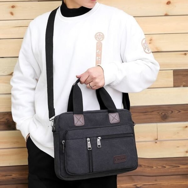 BOLSA DE LADO MASCULINA CARTEIRO LONA - Image 2