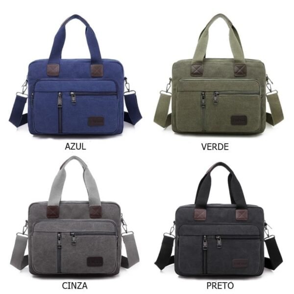 BOLSA DE LADO MASCULINA CARTEIRO LONA - Image 14