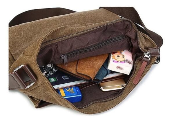 BOLSA CARTEIRO DE LONA CLÁSSICA - Image 13