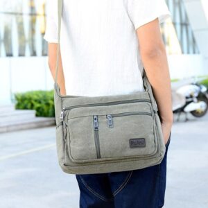 BOLSA CARTEIRO MASCULINA DE LONA