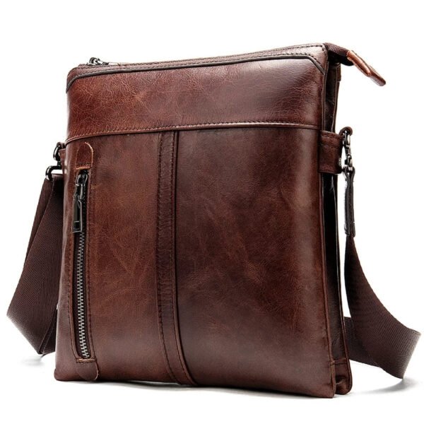 BOLSA LATERAL MASCULINA COURO LEGÍTIMO - Image 4