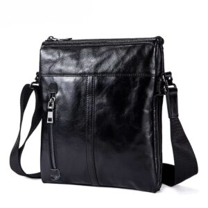 BOLSA LATERAL MASCULINA COURO LEGÍTIMO