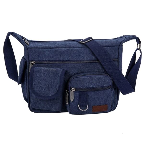 bolsa masculina de lona carteiro 13