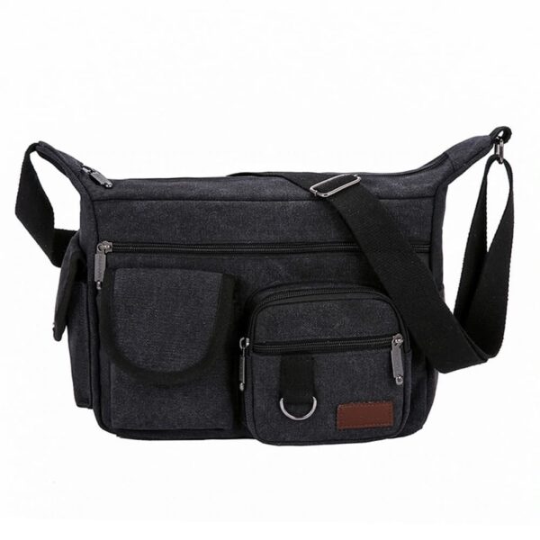 bolsa masculina de lona carteiro 14