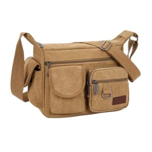 BOLSA MASCULINA DE LONA CARTEIRO