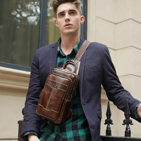 bolsa masculina transversal 13 5