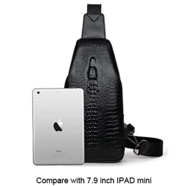 BOLSA TRANSVERSAL MASCULINA JACARÉ - Image 9