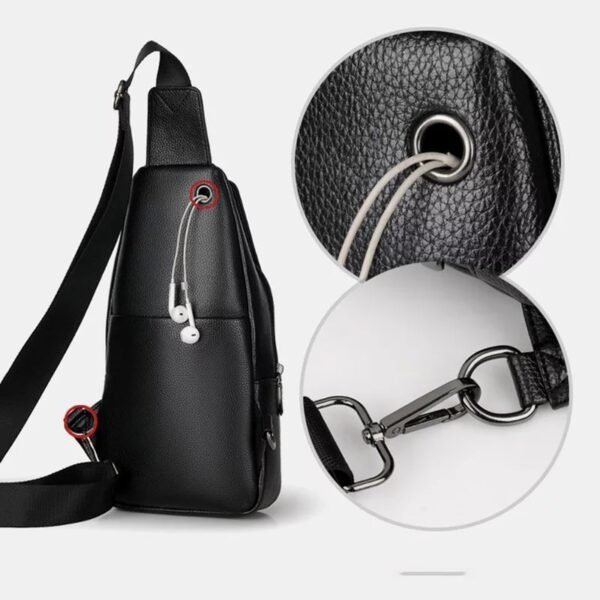 BOLSA TRANSVERSAL MASCULINA JACARÉ - Image 12