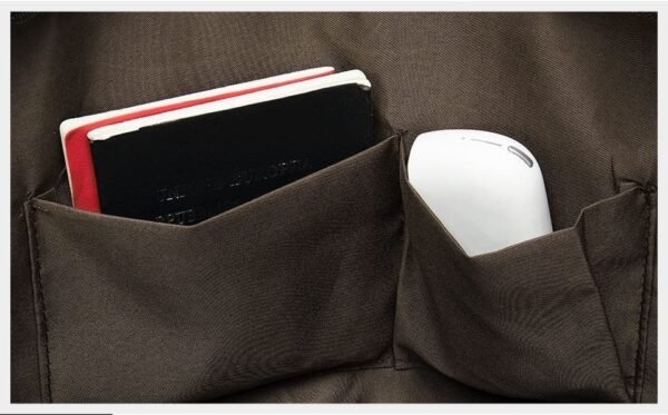 BOLSA NOTEBOOK VIAGEM DE COURO CARTEIRO - Image 10
