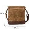 BOLSA TIRACOLO MASCULINA EM LONA - Imagem 5