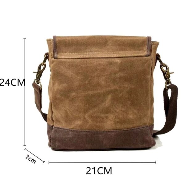 bolsa tiracolo masculina lona carteiro em lona masculina transversal 19