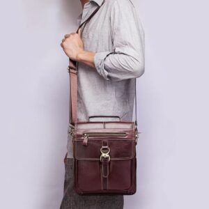 BOLSA DE LADO MASCULINA COURO NOBRE