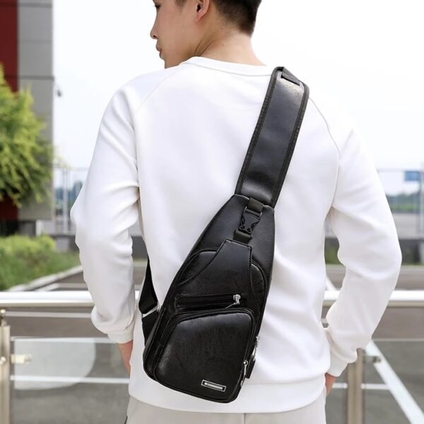 bolsa transversal masculina 42