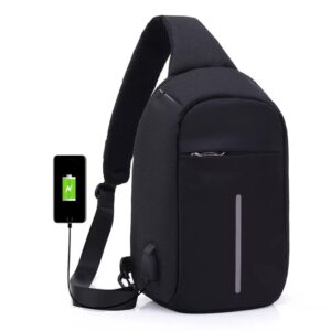 BOLSA TRANSVERSAL MASCULINA ANTIFURTO