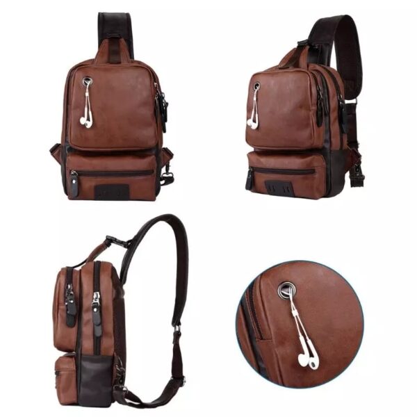 bolsa transversal masculina mochila 16