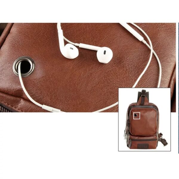 bolsa transversal masculina mochila 28