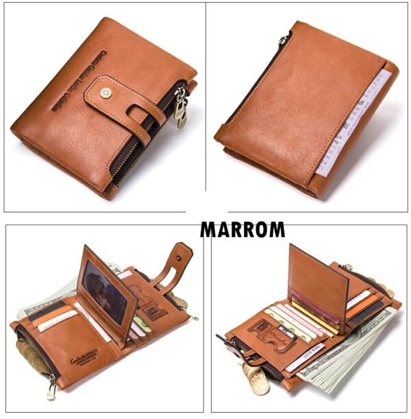 CARTEIRA MASCULINA EM COURO MASTER - Imagem 8