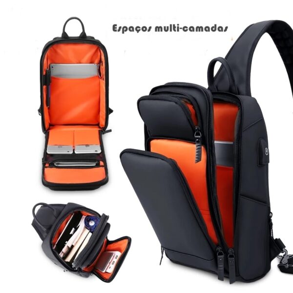 mochila masculina transversal 6