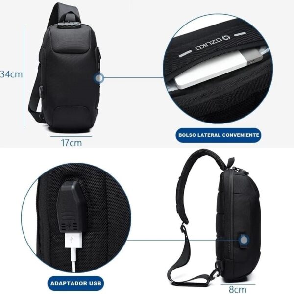 mochila transversal 13