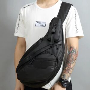 MOCHILA TRANSVERSAL MASCULINA MOTOQUEIRO