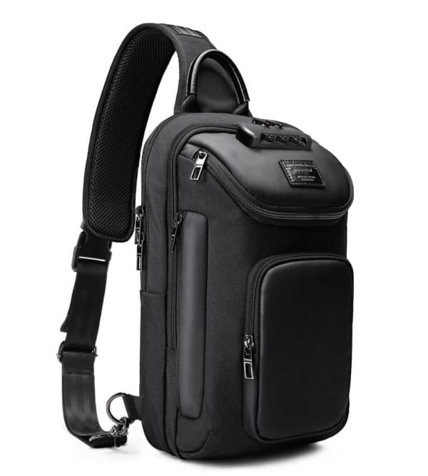 MOCHILA TRANSVERSAL MASCULINA USB ANTIFURTO - Image 6