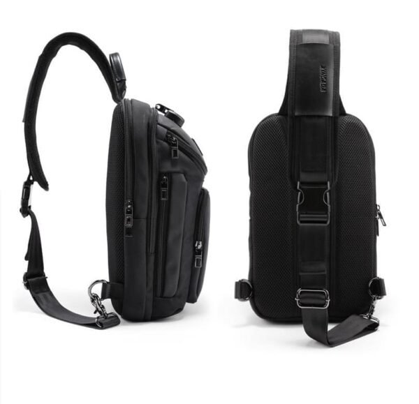 MOCHILA TRANSVERSAL MASCULINA USB ANTIFURTO - Image 7