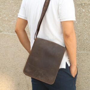 bolsa carteiro masculina transversal