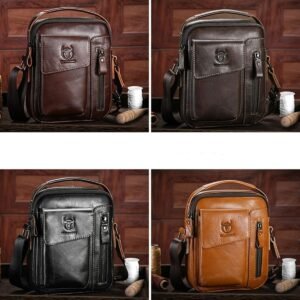 bolsa tiracolo masculina de couro