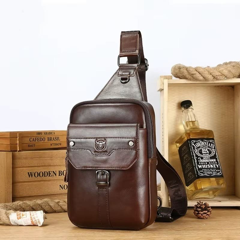 Bolsa Masculina Transversal Couro Legítimo Nápoles 10 Bolsa Masculina Transversal Couro Legítimo Nápoles - Imagem 10